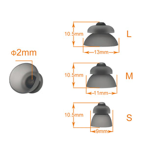 10 Cupole Dome POWER Compatibili con gli  Apparecchi Acustici Phonak RIC e Open Fit